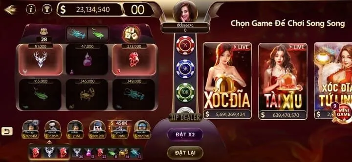 Khám phá các tính năng siêu việt của Bầu cua lộc phú Sunwin